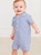 RuggedButts Blue Seersucker Romper