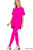 Neon Hot Pink Round Neck Top & Leggings