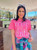 Neon Pink Mama Comfort Color Tee