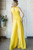 Yellow Sleeveless Wide Leg Jumpsuit