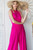 Fuchsia Sleeveless Wide Leg Jumpsuit