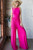 Fuchsia Sleeveless Wide Leg Jumpsuit