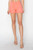 Risen High Rise Flamingo Fray Hem Shorts