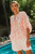 Peach Wave Boho Print Blouse