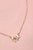 Mini Ribbon Bow Gold Necklace
