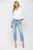 Mica Power Blue Straight Cropped Jeans