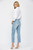 Mica Power Blue Straight Cropped Jeans