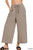 Light Mocha Woven Cropped Pants