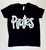 Pirates Curly Glitter Script Youth Tee