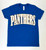 Panthers Arched Metallic Puff Youth Tee
