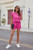 Pink Cap Sleeve Top & Shorts Set