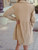 Oatmeal Collared Corduroy Dress