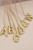 Large Bubble Balloon Initial Necklace