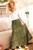 Olive Boho Tiered Maxi Skirt