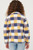 Girls' Blue & Yellow Plaid Fleece Pullover