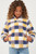 Girls' Blue & Yellow Plaid Fleece Pullover