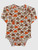 Infants' Pumpkin Checkerboard Bodysuit