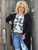 Charcoal Ribbed Cardigan
