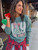 Joy to the World Heather Green Sweatshirt
