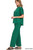 Hunter Green Curbed Hem Top & Pants Set