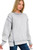 Sleet Acid Wash Exposed Seam Sweatshirt
