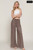Mocha Crinkle Knit Plus Pants