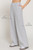 Heather Grey Soft Modal Wide Leg Pants