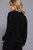Black Long-sleeve Knit Top