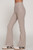 Taupe Ribbed Flare Pants