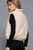 White & Beige Reversible Vest