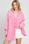 Pink Mineral Wash Button-up Top