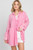 Pink Mineral Wash Button-up Top
