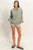 Sage Green Mineral Wash Sweatshirt