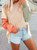Colorblock Split Hem Sweatshirt