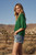 Green Short Sleeve Sweater