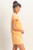 Apricot V Stitch Top & Shorts Set
