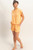 Apricot V Stitch Top & Shorts Set
