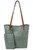 Blue Top Stitch Hobo Bag Set