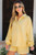 Yellow Snap Collar Top & Shorts Set