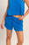 Royal Blue Boxy Pocket Top & Shorts Set