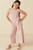 Girls' Blush Smocked Jumpsuit