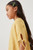 Girls' Mustard Stripe Tie Sleeve Dress