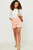 Girls' Blush Paperbag Waist Shorts