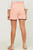 Girls' Blush Paperbag Waist Shorts