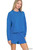 Ocean Blue Sweatshirt & Shorts Set