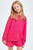 Girls' Hot Pink French Terry Shorts Set