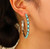 Western Turquoise Stone Hoops