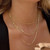 Triple Layer Stainless Steel Necklace