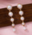 Pearl Linear Drop Earrings