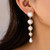 Pearl Linear Drop Earrings